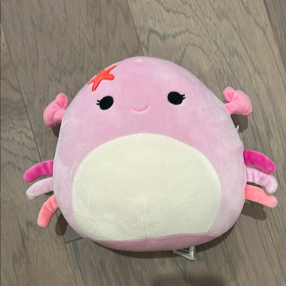 Squishmallows Pink and White Axolotl Stuffed Animal
